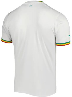 Senegal domicile maillot version joueur uniforme de football blanc kit de football premier sport pour hommes chemise haute 2023